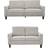 Luxury Life Berkley Linen Fabric Set One Size Sofa
