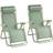 VonHaus Set Of 2 Zero Gravity Chairs 110cm H X 65cm W X 90cm D