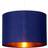 First Choice lighting Navy Blue 25cm Light with Gold Inner Shade