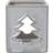 Hill Interiors Ceramic Tree Cut-Out Tealight One Size Candle Holder