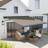 OutSunny Full Cassette Electric Awning 4x3 m Light Grey