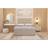 Somnior Chambery Tweed Fabric Hybrid Pocket Sprung Orthopaedic Divan Bed Set with Upholstered Headboard