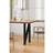 Living and Home Black N-shaped Anti-Slip Metal Legs 71 cm Table Leg