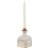 Hill Interiors Burnished 15cm x 10cm x 10cm Grey Candle Holder