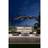 Garden Sanctuary Solar LED Lighted Patio Parasol with Plastic Base One Size
