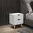 Homcom with Drawer One Size Bedside Table