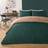 OHS Isaac Geometric Set Teal Multi Duvet Cover Green, Natural (200x135cm)