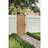 Living and Home 85cm W x 183cm H Garden Flat Top Pine Wood Gate Kit