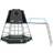 TP Toys Metal Climbing Frame Set with Jungle Run Black Edition