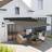 OutSunny Full Cassette Electric Awning 4x3 m Dark Grey