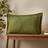 Pineapple Elephant Jaipur Chunky Waffle Cushion 30cm x 50cm Olive Complete Decoration Pillows Green