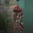 mysmartbuy Faux Flower Solar Powered Hanging Decoration H72 x 17 cm Diameter Pink