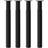 Living and Home Black Round Metal Legs 50 cm Table Leg