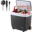 VonShef 28L Electric Cool Box Insulated Hot Cold Function Cooler with Wheels
