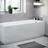 Nes Home White Gloss Bath Front Panel PVC 15mm Plinth