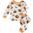 Shein pcs Baby Boy Snug Fit Pajama Set Cartoon Pumpkin Skeleton Print Sweatshirt And Elastic Waist Pants