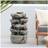 H&O Direct Outdoor Waterfall Feature Solar Powered Water Fountain One Size