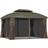 OutSunny Aluminium Outdoor Gazebo with Hardtop 3.65 x 3 m