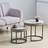Artemis Home Stonova Round Stone Side Tables Set of 2 Nesting Table