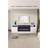 Living and Home Fireplace Stand with 36 in Electric Fireplace TV Bench