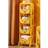 Living and Home 4-Tier Toy Storage Rack Shelf Cart Yellow One Size