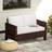 OutSunny Rattan with Cushions 2 Seater Garden Furniture Brown Outdoor Sofa