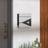 Homcom Modern Wall Mounted Post Box with Viewing Window