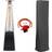 Bu-Ko Patio Gas Heater Stainless Steel Pyramid Style