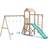 Dunster House SquirrelFort Climbing Frame with Double Swing
