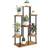 OutSunny 7 Tier Tall Steel Wood Plant Shelf Carbonised Finish