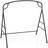 Costway Patio Metal Swing Stand Heavy-Duty A-Shaped Porch Swing Frame w/ Double Side Bar
