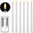 Winwin 6 Pcs Flickering Flameless Taper Candles with Remote LED Candle