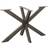 vidaXL Dining Spider Shape 120 x 68 x 72-73 cm Table Leg