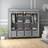Homcom Fabric with 12 Shelves 2 Hanging Rails Wardrobe