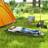 OutSunny Lightweight Camping Cot Portable Compact Sleeping Bed w/ Carry Bag