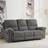 More4Homes Fosse 3 Seater Fabric Manual Recliner Sofa