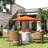 OutSunny Cantilever Parasol Banana Umbrella with Crank and Tilt 3 m