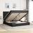 vidaXL Ottoman Bed with Mattresses 180x200 cm Dark Grey