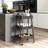 Homcom 3-Tier Rolling Utility Cart Kitchen Storage Trolley Table