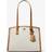 Michael Kors Chantal Medium Signature Logo Tote Bag - Natural