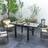 OutSunny Extendable Outdoor Dining Table Patio Table Clear
