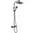 Hansgrohe Vernis Shape Showerpipe 230 1jet EcoSmart with Thermostat Matt Black Black