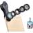 Bakeey Bakeey 5 in 1 Universal Professional Mobile Phone 198 Fisheye Lens 15X Macro Lens 0.63X Super Wide Angle Lens 2X Tele Add-On Lens