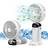 JSD Jsdoin Hand Held Fan with 5 Speeds