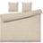 Juna Daisy Bäddset 220x220 cm Sand-Vit Påslakan Beige, Vit (220x220cm)
