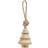 Hill Interiors Wooden Bauble Christmas Tree Ornament