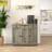 Homcom Buffet Cabinet with Storage Cabinets and Drawers Grey Sideboard