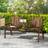OutSunny 2-Seater Wooden with Armrest Garden Bench