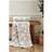 Catherine Lansfield Brooke Floral Fleece Throw Blanket 200cm x 240cm - Blankets Beige, Natural