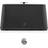Swan Stealth Bin 16L Capacity Black Bread Box